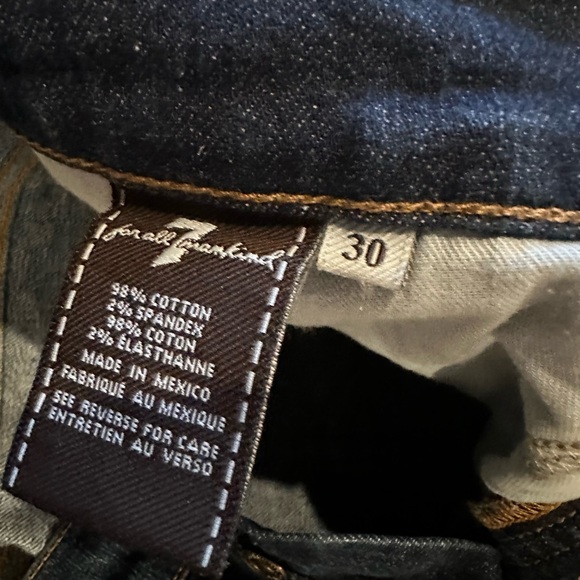 7 For All Mankind Men’s Rhigby Skinny Denim size 30 - Picture 5 of 6